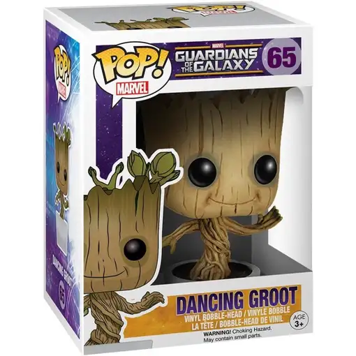 Figura pop marvel guardianes de la galaxia dancing groot