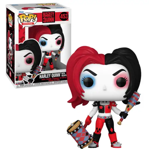 Funko pop heroes dc harley con armas 65616
