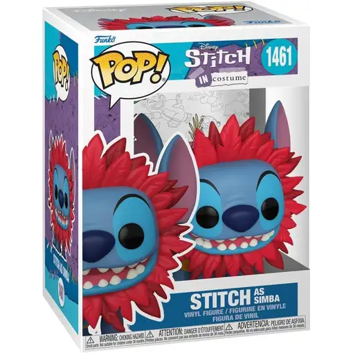 Funko pop stitch de simba 1461 - lilo y stitch - 889698751643