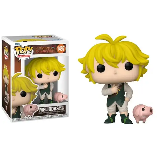 Funko pop animacion seven deadly sins meliodas con hawks 75541