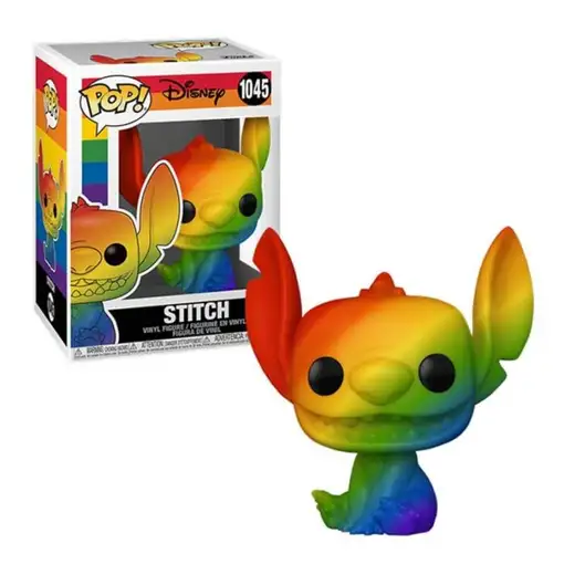 Figura pop disney pride stitch rainbow