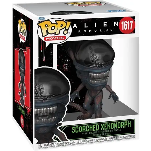 Figura pop super alien romulus scorched xenomorph