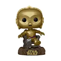 Funko pop star wars retorno del jedi 40 aniversario c 3po en silla 70744