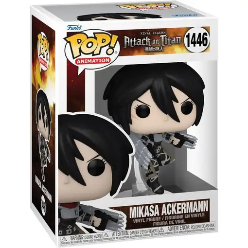 Funko pop animacion attack on titan s5 mikasa ackerman 67929