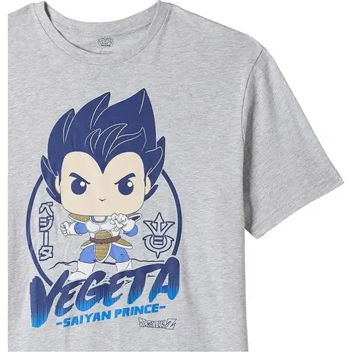 Pop & tee dragon ball z vegeta funko + camiseta talla m