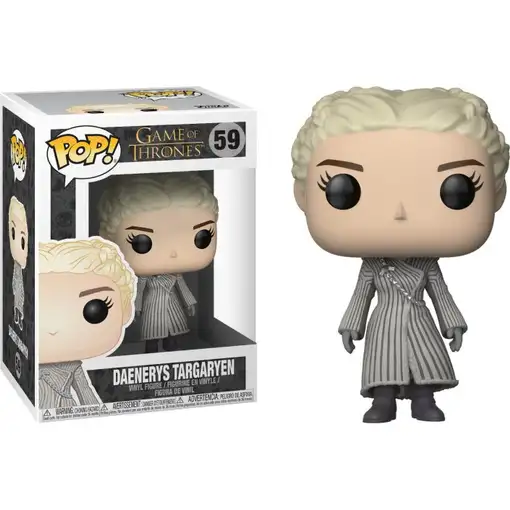 Funko pop daenerys white coat (juego de tronos)