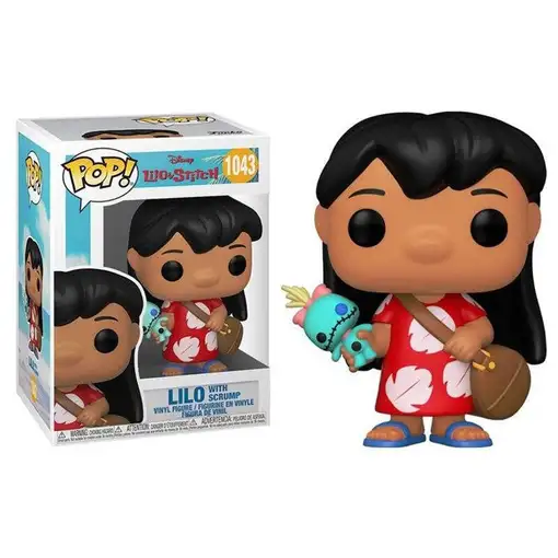 Figura pop disney lilo and stitch lilo with scrump