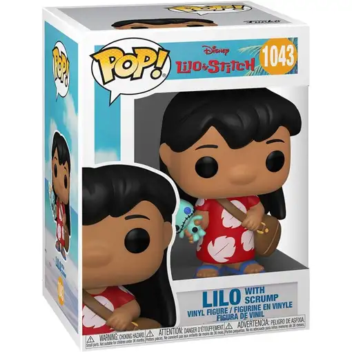 Figura pop disney lilo and stitch lilo with scrump