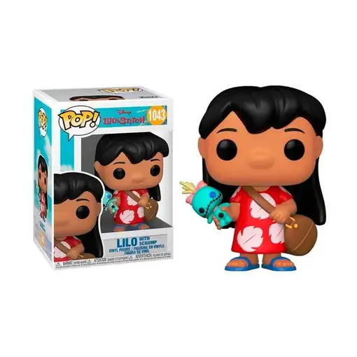 Figura pop disney lilo and stitch lilo with scrump