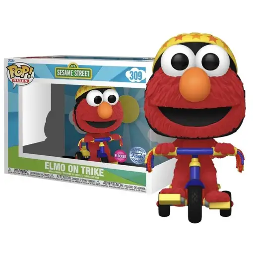 Figura pop rider barrio sesamo elmo on trike exclusive