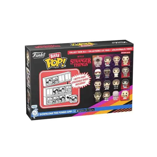 Blister 4 figuras bitty pop stranger things demogorgon
