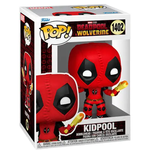 Figura pop marvel deadpool & wolverine kidpool