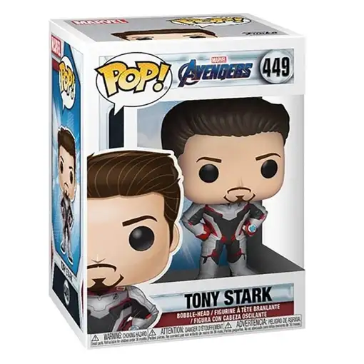 Figura pop marvel avengers endgame tony stark