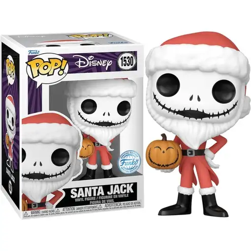 Figura funko pop! disney - santa jack (pesadilla antes de navidad) exclusive