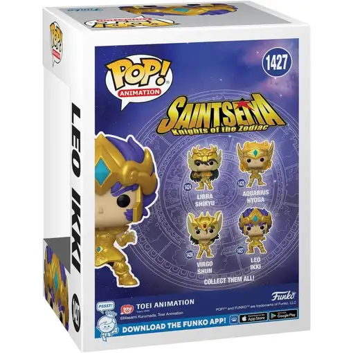 Funko pop saint seiya caballeros del zodiaco gold leo ikki 72059