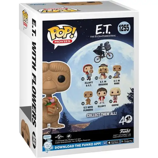 Figura pop e.t el extraterrestre 40 th e.t flowers