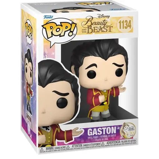 Figura pop disney la bella y la bestia formal gaston