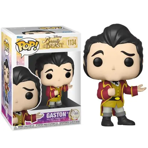 Figura pop disney la bella y la bestia formal gaston