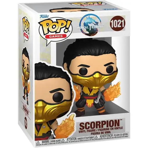 Figura pop mortal kombat scorpion
