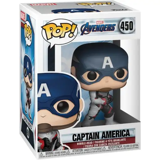 Figura pop marvel avengers endgame captain america