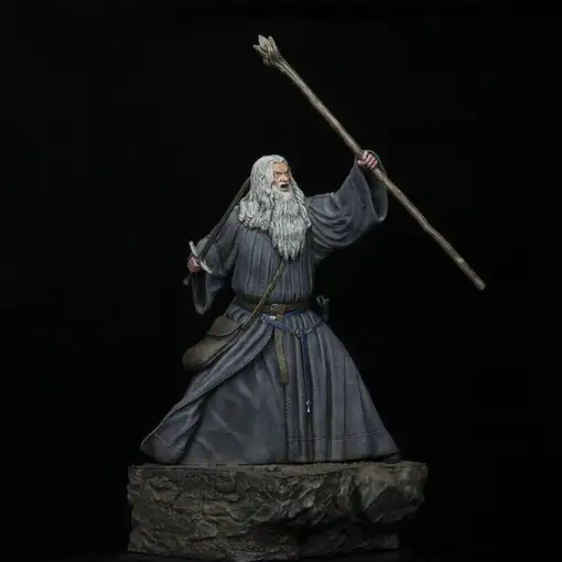 Figura gandalf en moria 18 cms el seÑor de los anillos
