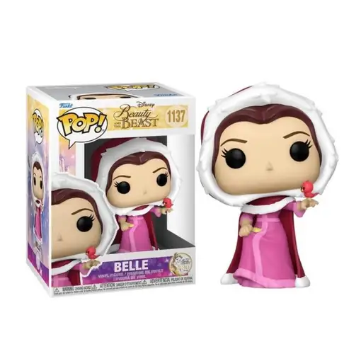 Figura pop disney la bella y la bestia winter belle