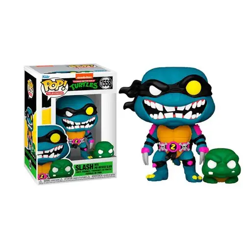 Funko pop tortugas ninja mutantes slash & pre mutante buddy 78048 Funko pop tortugas ninja mutantes slash & pre mutante buddy 78048