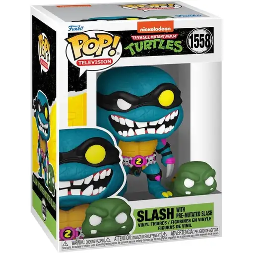 Funko pop tortugas ninja mutantes slash & pre mutante buddy 78048