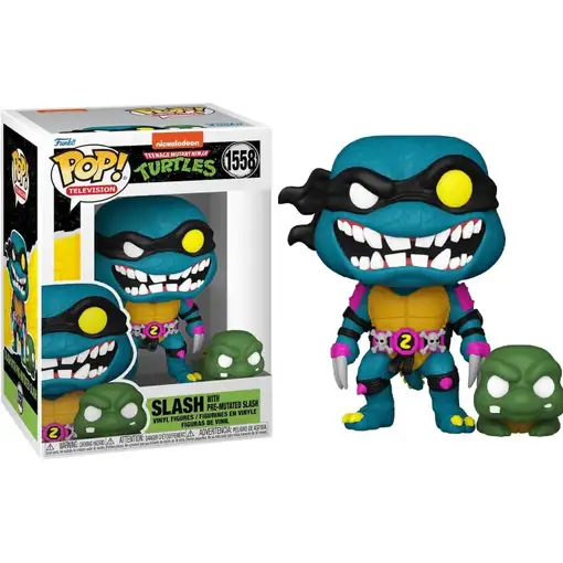 Funko pop tortugas ninja mutantes slash & pre mutante buddy 78048