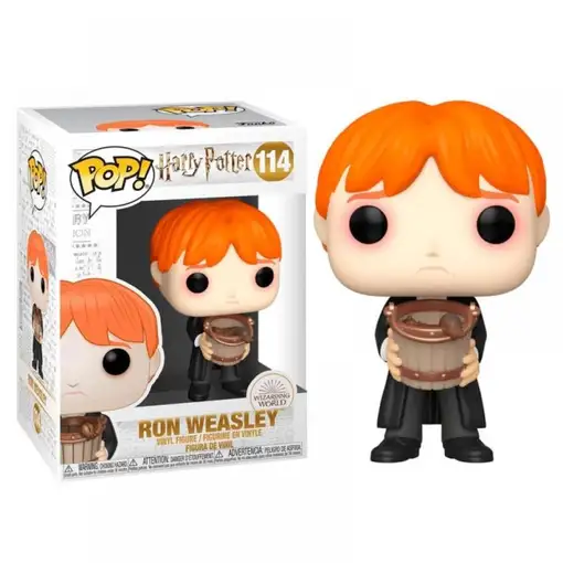 Funko pop ron puking slugs in a bucket - harry potter