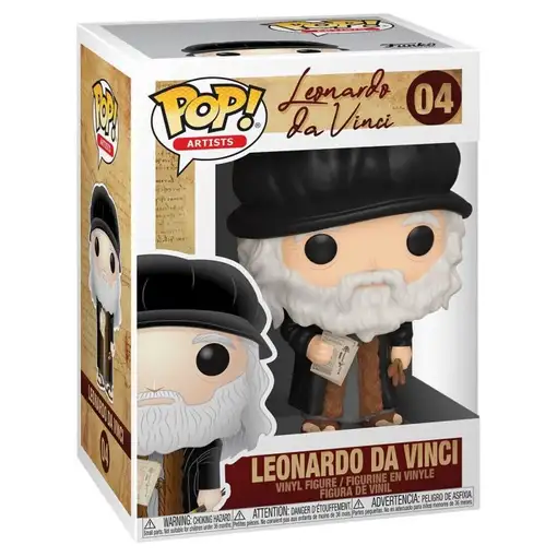 Figura pop leonardo davinci