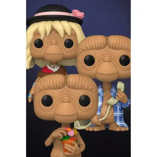 Blister 3 figuras pop e.t el extraterrestre exclusive