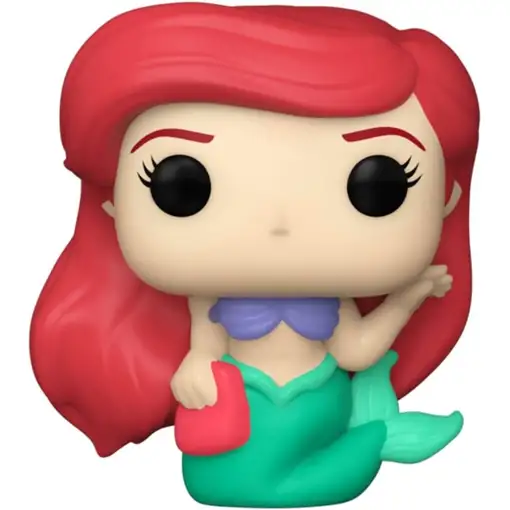 Blister 4 figuras bitty pop disney princesas ariel