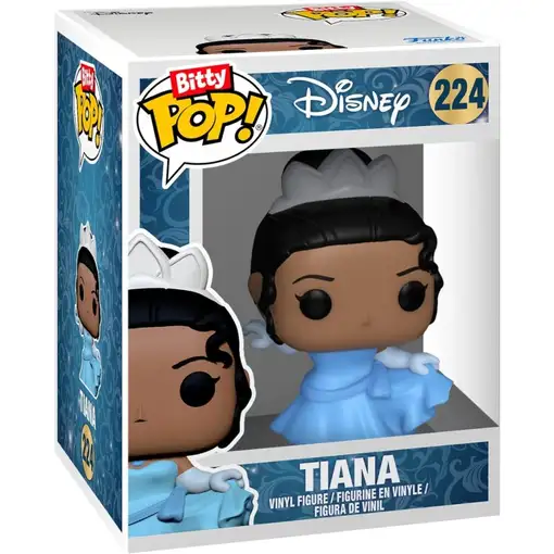 Blister 4 figuras bitty pop disney princesas ariel