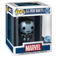 Figura pop deluxe marvel hall of armor iron man model 11 exclusive