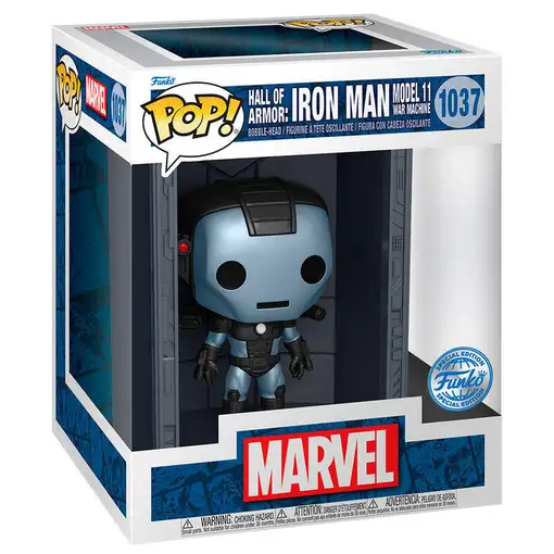 Figura pop deluxe marvel hall of armor iron man model 11 exclusive