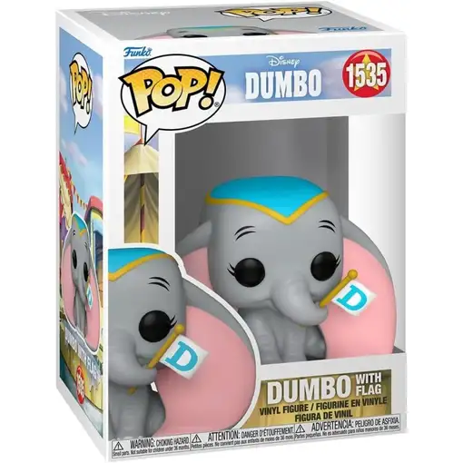 Figura pop disney dumbo - dumbo with flag