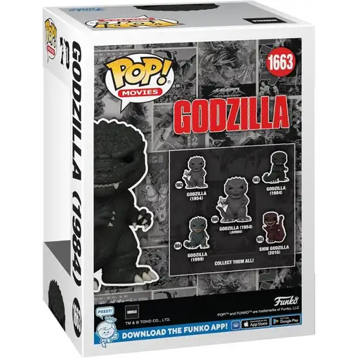 Figura pop godzilla - godzilla 1984
