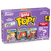 Blister 4 figuras bitty pop disney princesas rapunzel
