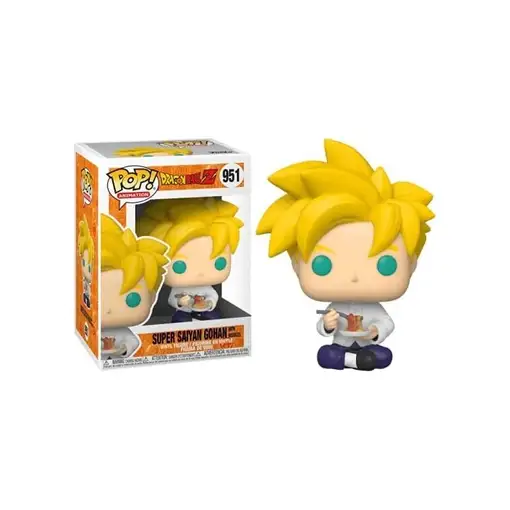 Figura pop dragon ball z super saiyan gohan with noodles