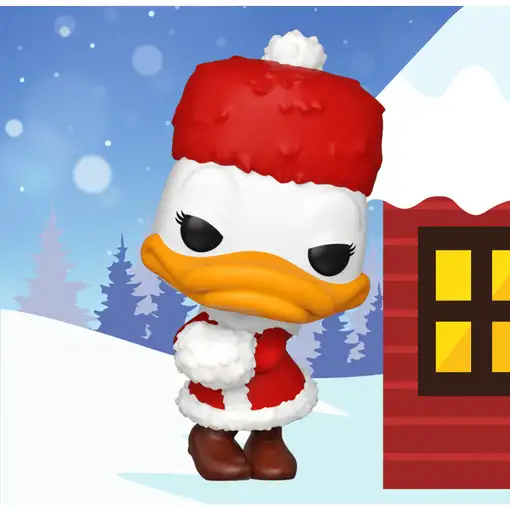 Figura pop disney holiday daisy duck