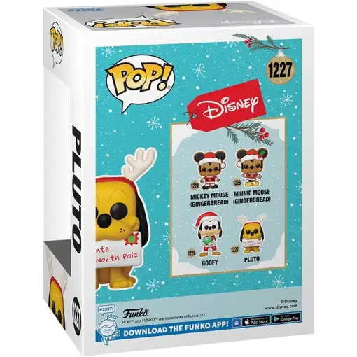 Funko pop disney holiday pluto 64328
