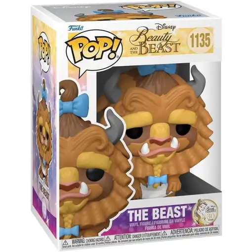 Figura pop disney la bella y la bestia beast with curls
