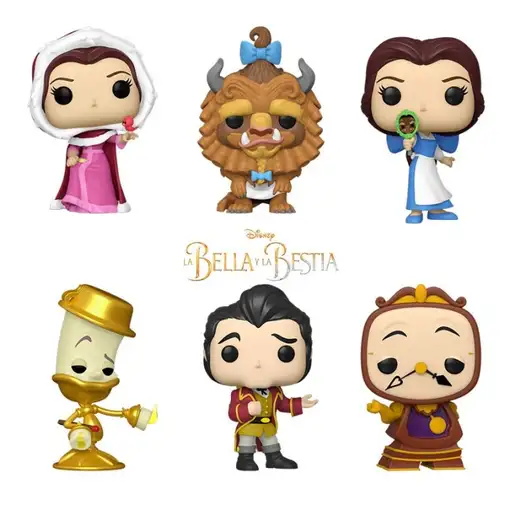Figura pop disney la bella y la bestia beast with curls