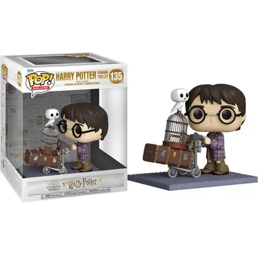 Figura pop harry potter anniversary harry pushing trolley