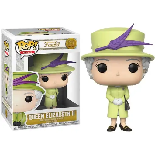 Figura pop royal wedding queen elizabeth ii