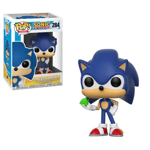 Figura pop sonic with emerald