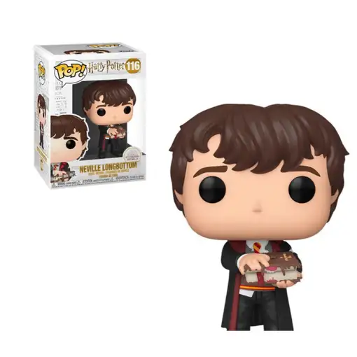 Figura pop harry potter neville with monster book