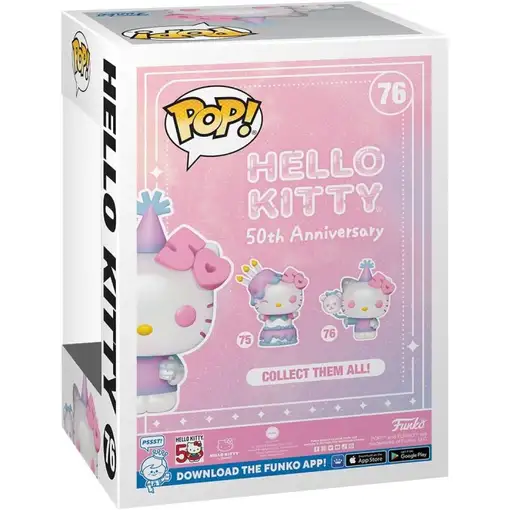 Figura pop sanrio 50th anniversary hello kitty