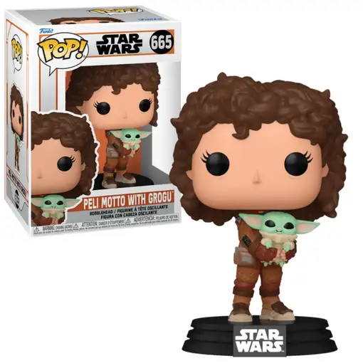 Funko pop mandalorian peli motto con grogu 76552
